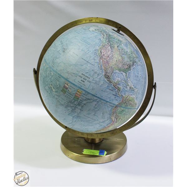 VINTAGE BRASS TRIMMED REPLOGLE LAND & SEA