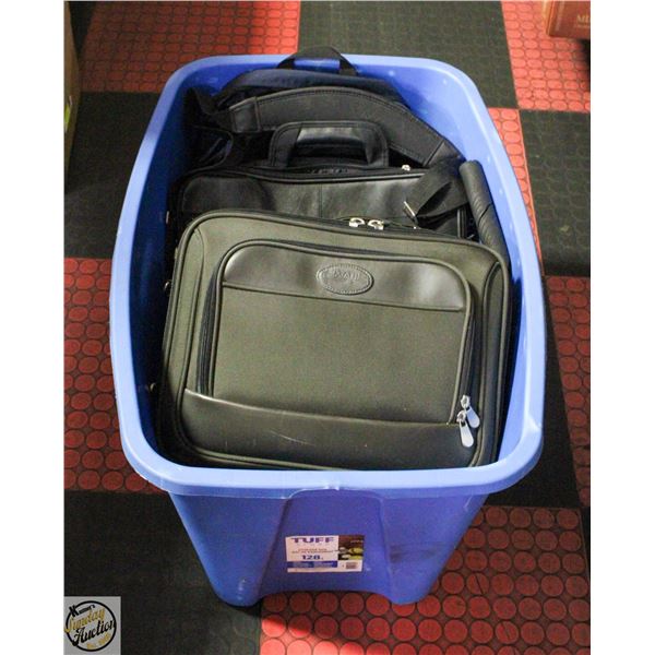 PACKPACK DUFFLE BAG LOT INCLUDES BIN