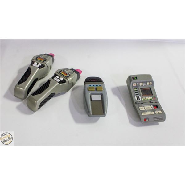 STAR TREK TRICORDER, 3 PHASERS