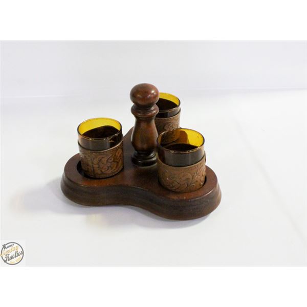 VINTAGE CUSTOM MADE SPANISH DRINKING SET