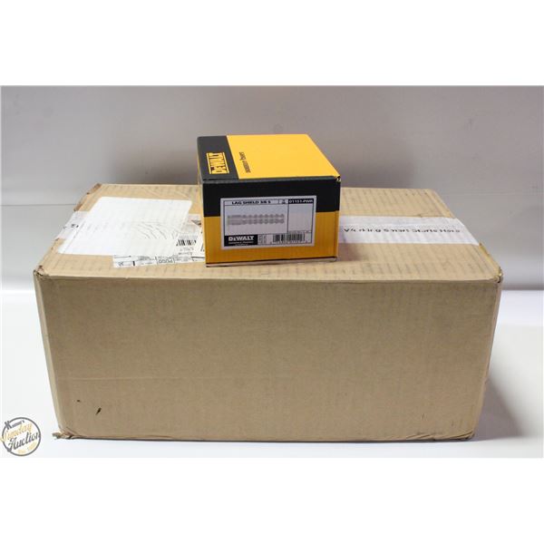 CASE OF DEWALT LAG SHEILDS