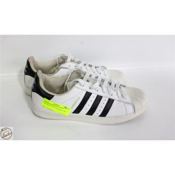 ADIDAS SUPERSTAR UNISEX SNEAKER BLACK 8-1/2