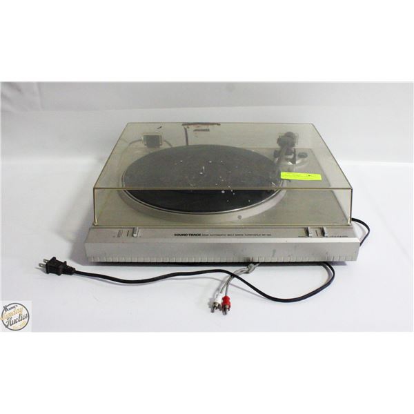 VINTAGE SOUND TRACK TURN TABLE UNTESTED