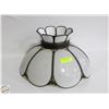 Image 1 : VINTAGE STAINED GLASS LIGHT SHADE