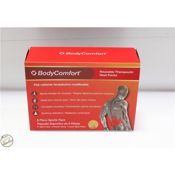 BRAND NEW BODY COMFORT 6 PIECE THERAPEUTIC HEAT