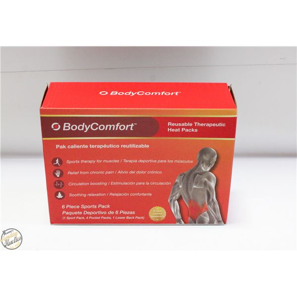 BRAND NEW BODY COMFORT 6 PIECE THERAPEUTIC HEAT