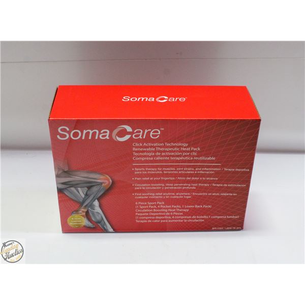 BRAND NEW SOMA CARE 6 PIECE SPORTS PACK OF