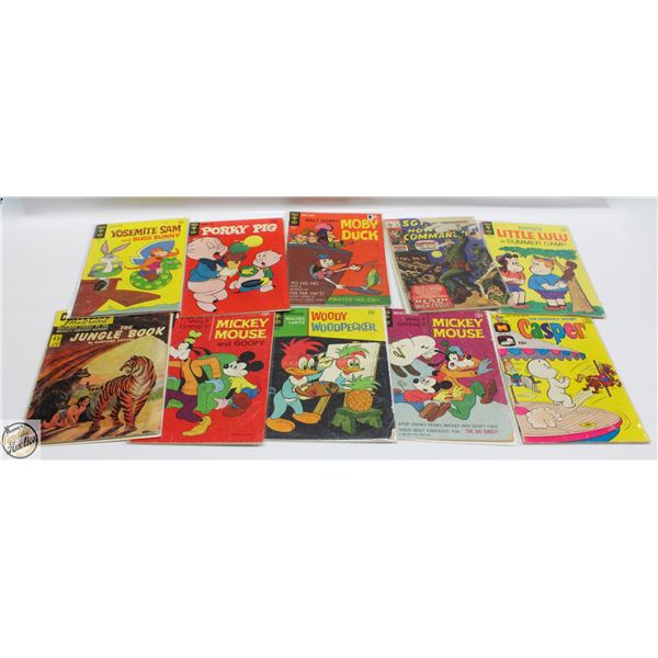 15 CENT COVER COMIC LOT, 10 BOOKS