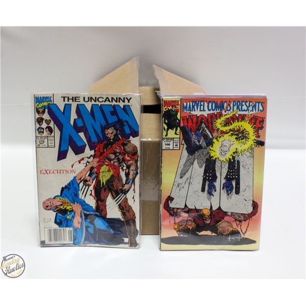 BOX OF 150 USED/MIXED LOT COMICS