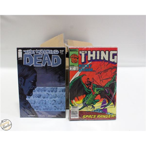 BOX OF 150 USED/MIXED LOT COMICS