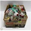 Image 1 : LARGE FLAT OF 50 NEW CHRISTMAS ITEMS. DECORATIONS,