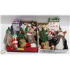 Image 1 : 2 CHRISTMAS FLATS 48 NEW ITEMS/CANDLE/DECORATIONS