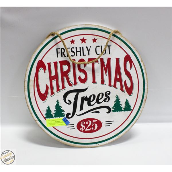 16" WOOD SIGN - FRESHLY CUT CHRISTMAS