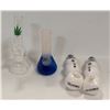 Image 1 : 2 GLASS BONGS PLUS 2 SILICONE SNOWMAN PIPES