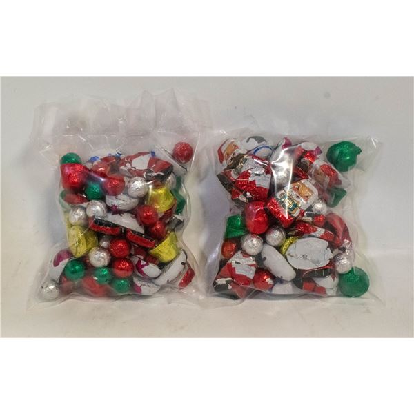 4LBS FOIL WRAPPED CHRISTMAS CHOCOLATES, BELLS,