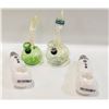 Image 1 : 2 GLASS BONGS PLUS 2 SILICONE SNOWMAN PIPES