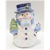 Image 1 : HOLIDAY JOY CERAMIC FROSTY THE SNOWMAN COOKIE JAR