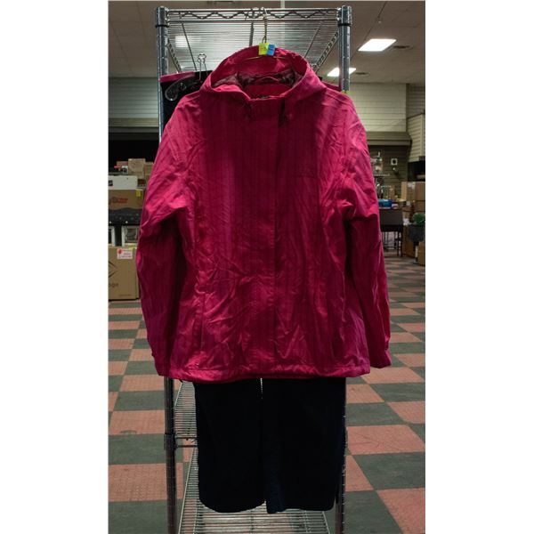 HELLY HANSON LADIES SIZE LARGE PINK ZIP UP