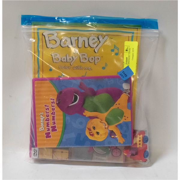 BARNEY THE DINOSAUR - 3 DVDS, DIECAST