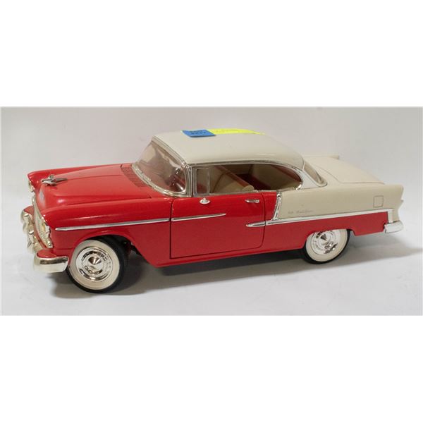 SCALE 1/18 (10.5") 1955 CHEVROLET BEL AIR CAR