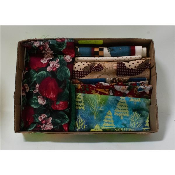 COTTON CHRISTMAS FABRIC FOR QUILTING/SEWING