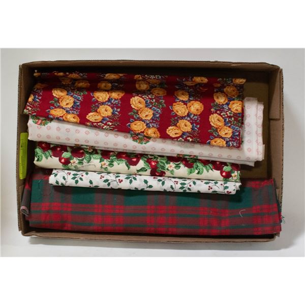 COTTON CHRISTMAS FABRIC FOR QUILTING/SEWING