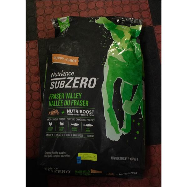 22LB NUTRIENCE SUBZERO PUPPY DOG FOOD