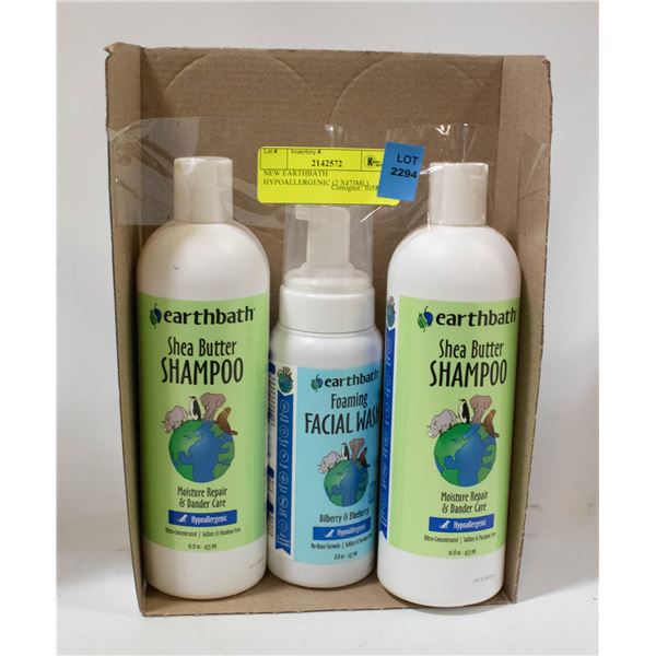 NEW EARTHBATH HYPOALLERGENIC (2 X473ML)