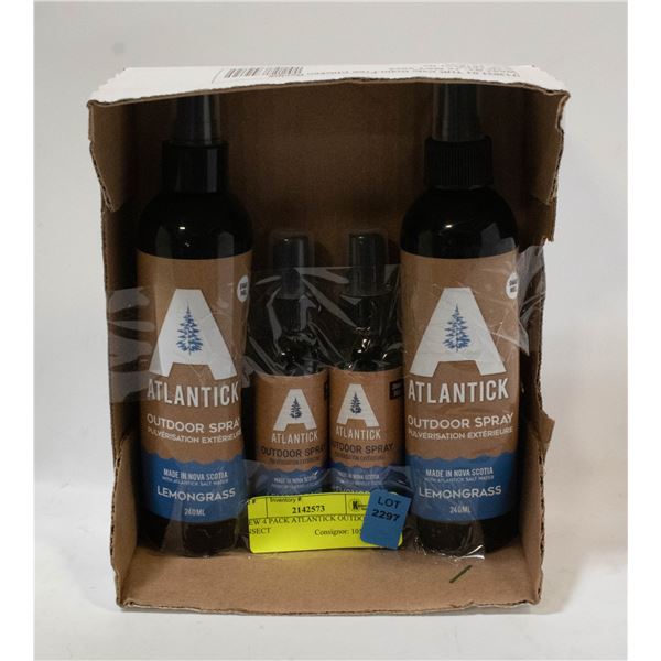 NEW 4 PACK ATLANTICK OUTDOOR INSECT