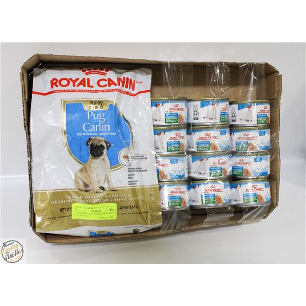 2.5LB ROYAL CANIN PUPPY DOG FOOD PUG