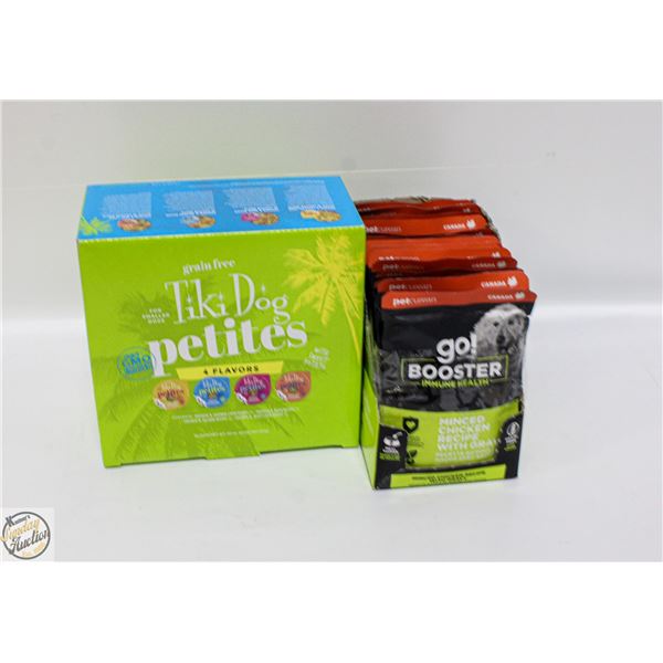 10 PACK BOX TIKI DOG FOOD VARIETY + 14 PACK