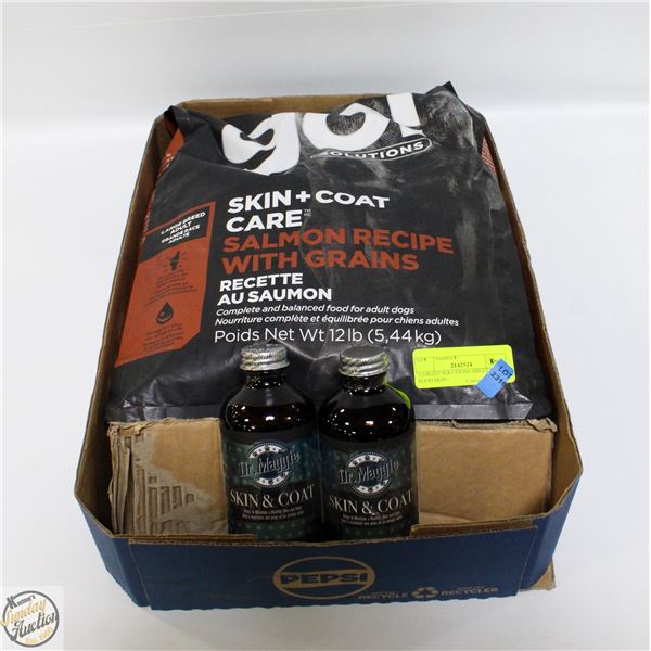 12LB GO! SOLUTIONS ADULT DOG FOOD SKIN+