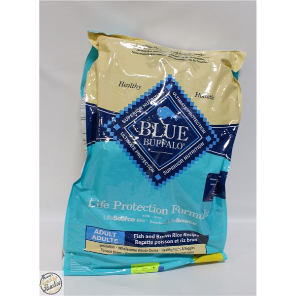 26LB BLUE BUFFALO ADULT DOG FOOD FISH RECIPE