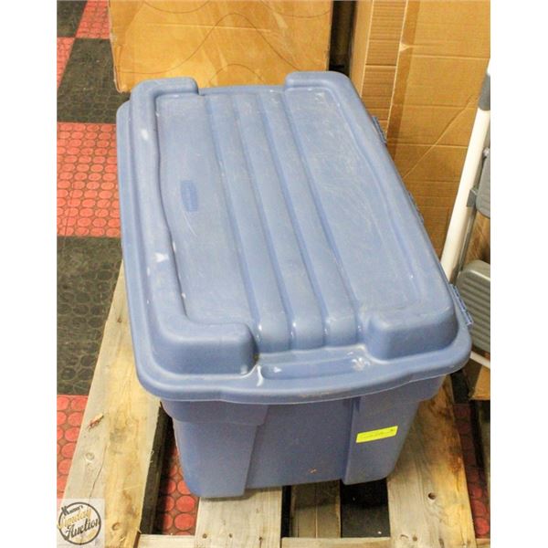 RUBBERMAID ROUGHNECK BLUE BIN