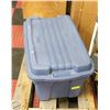 Image 1 : RUBBERMAID ROUGHNECK BLUE BIN