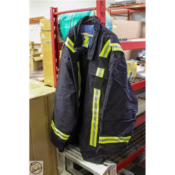 NEW FR WORK COAT HIGH VIS STRIPS 6 XL