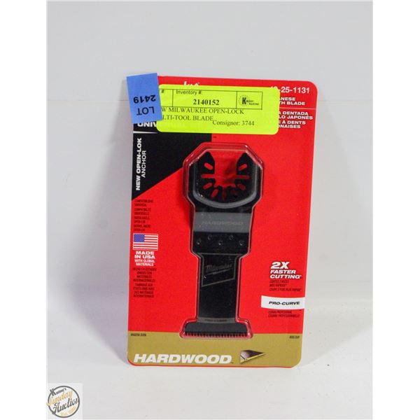 NEW MILWAUKEE OPEN-LOCK MULTI-TOOL BLADE