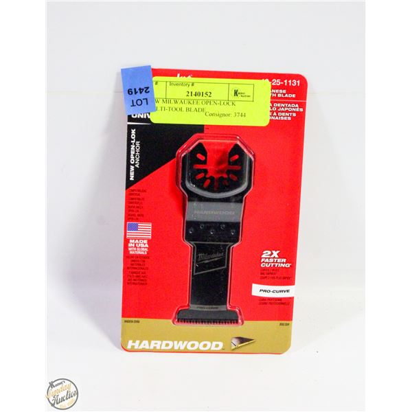 NEW MILWAUKEE OPEN-LOCK MULTI-TOOL BLADE