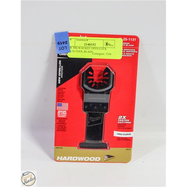 NEW MILWAUKEE OPEN-LOCK MULTI-TOOL BLADE