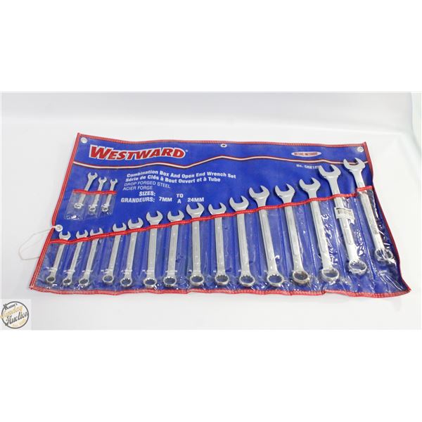 COMBINATION WRENCH SET 10MM - 24MM
