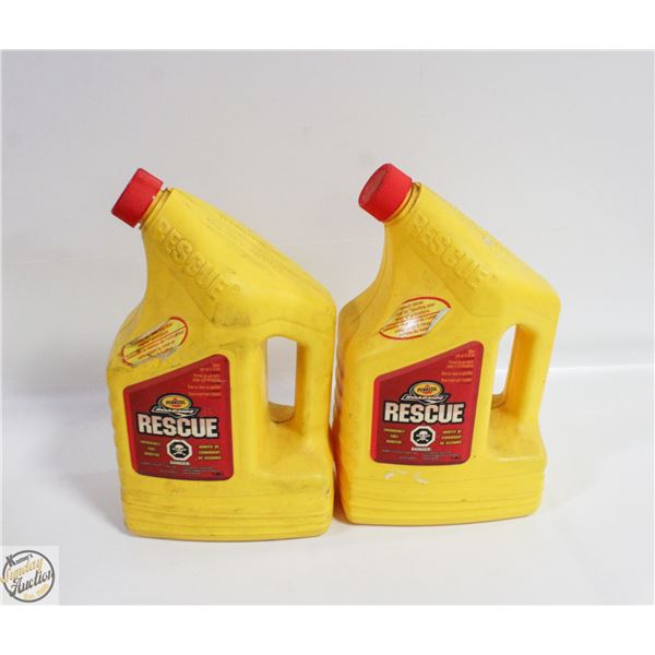 2 BOTTLES EMERGANCY FUEL PENNZOIL ROADSIDE