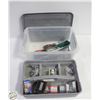 Image 1 : TOOLBOX OF SCREWDRIVERS AND TRAY OF SCREWS/NAILS