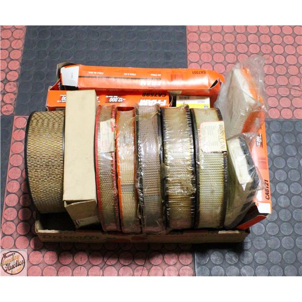 TRAY OF ASSORTED NEW AIR FILTERS