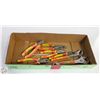 Image 1 : BOX OF VARIOUS PLIERS/WRENCHES