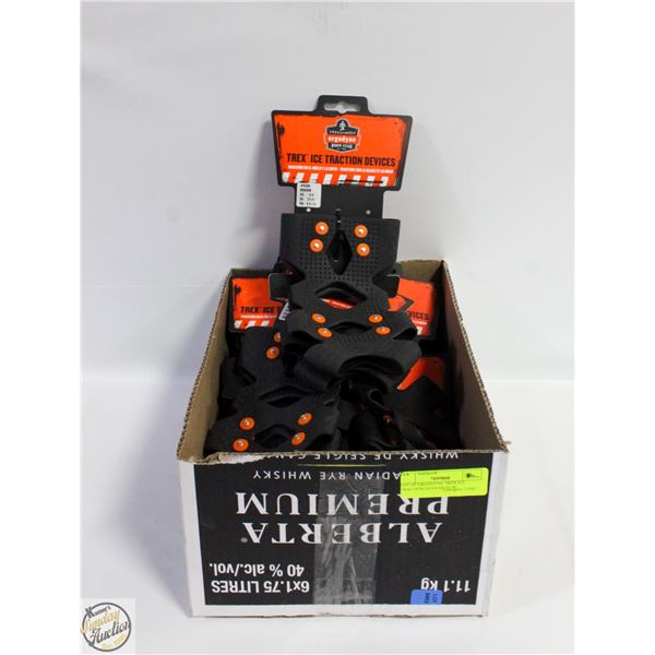 LOT OF ERGODYNE TREX ICE TRACTION DEVICES SZ M