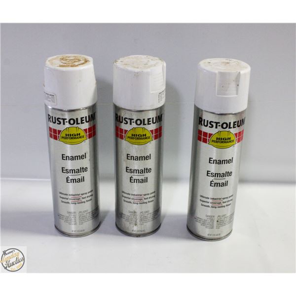 3PK RUSTOLEUM SPRAY PAINT