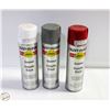 Image 1 : 3PK RUSTOLEUM SPRAY PAINT