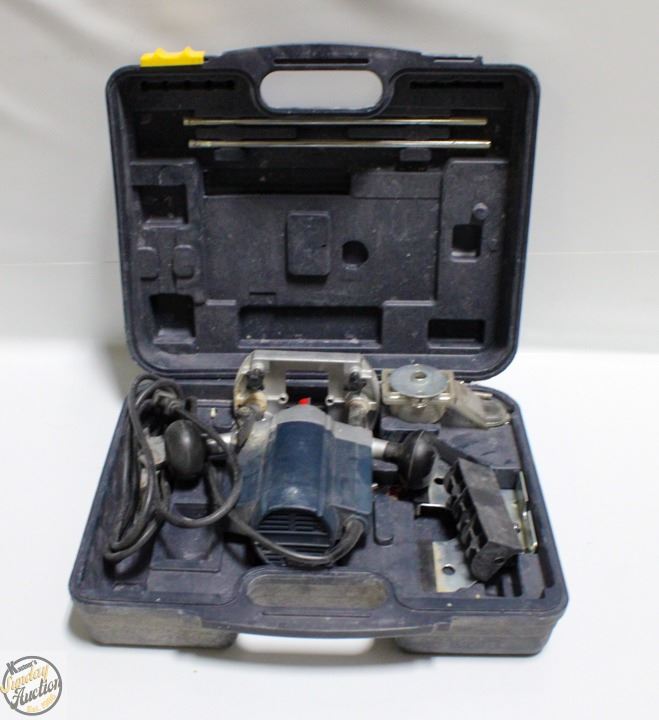 MASTERCRAFT PLUNGE ROUTER WITH EXTRA ROUTER BITS