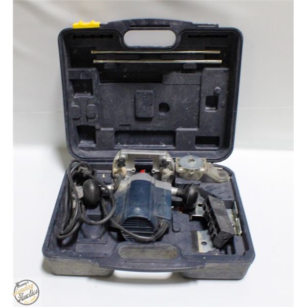 MASTERCRAFT PLUNGE ROUTER WITH EXTRA ROUTER BITS