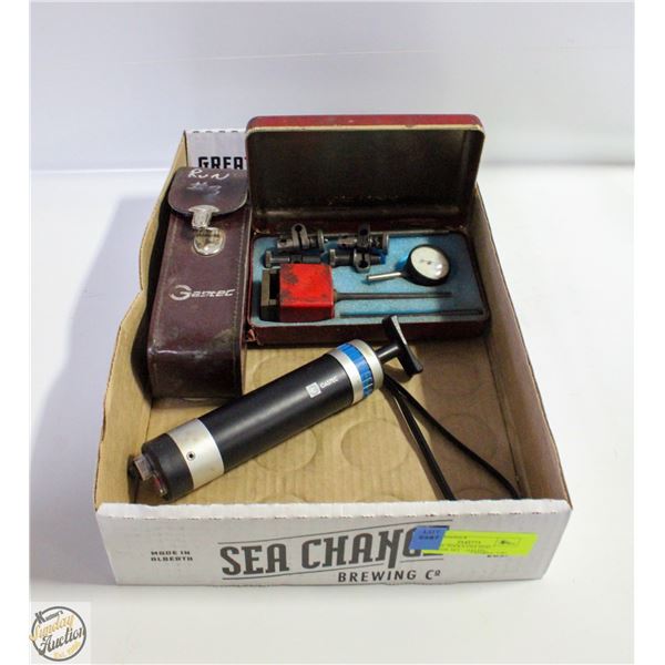 CENTRAL TOOLS USA DIAL INDICATOR SET + GASTEC